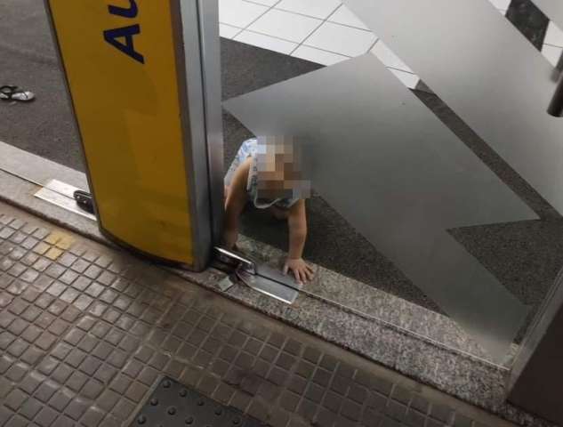 Polícia resgata bebê que ficou “preso” dentro de agência do Banco do Brasil no RN