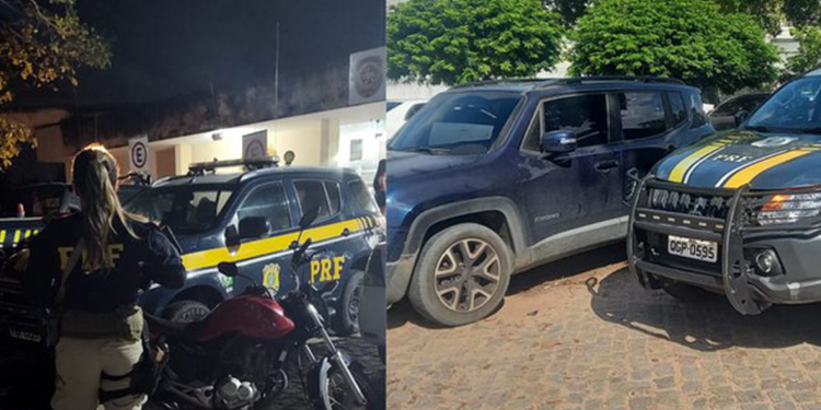 PRF recupera três veículos durante o final de semana prolongado no RN
