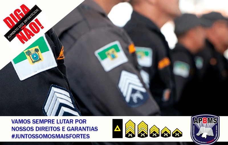 Associação de policiais e bombeiros militares repudia fala do subcomandante da PMRN sobre possível “modificação nos interstícios”