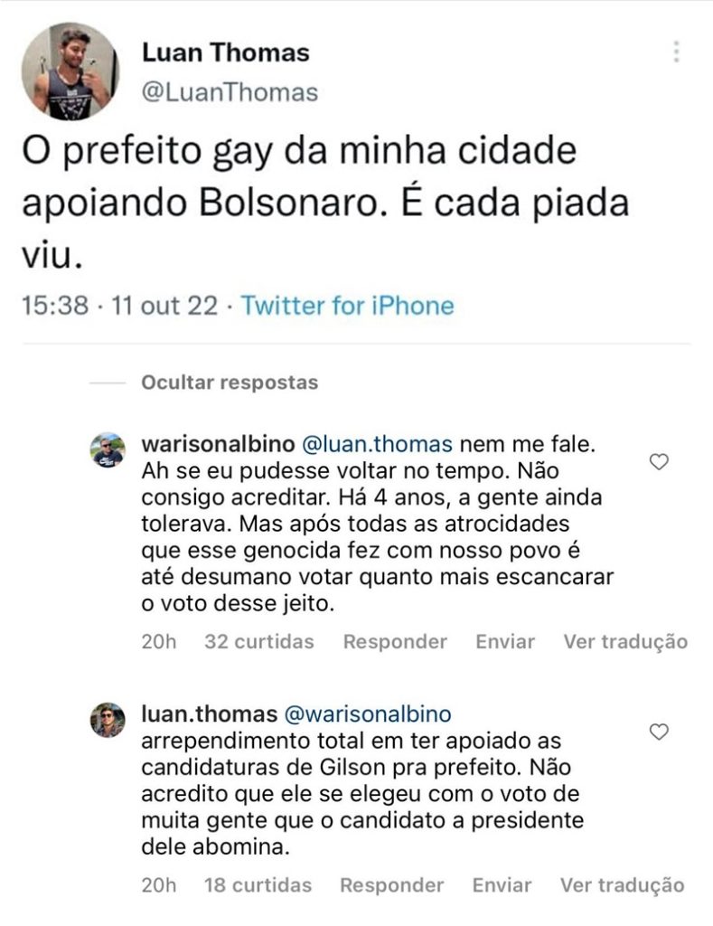 Prefeito de Carnaúba dos Dantas sofre ataques na internet após declarar apoio ao presidente Jair Bolsonaro