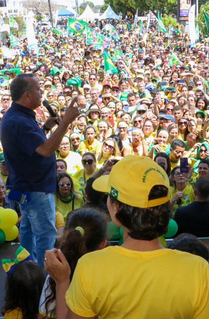 Multidão participa de Encontro das Mulheres com Michelle Bolsonaro em Natal