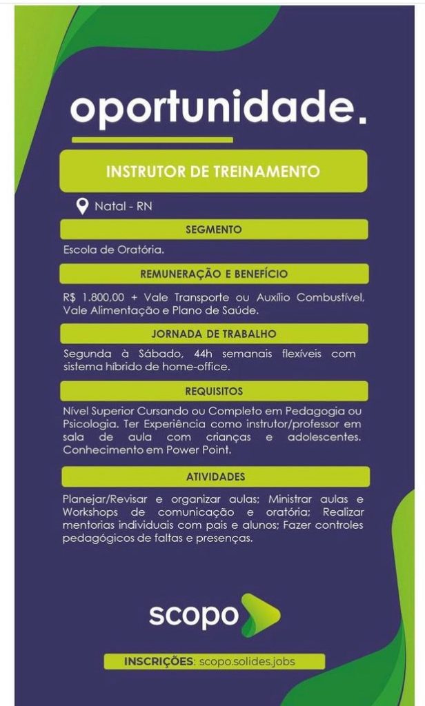 Instrutor de treinamento