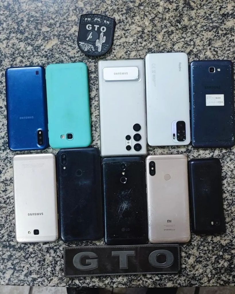 GTO do 2° BPM recuperou aparelhos de telefone celular roubados na cidade de Mossoró/RN