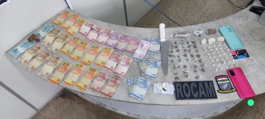 ROCAM prende homem por tráfico de drogas em Igapó