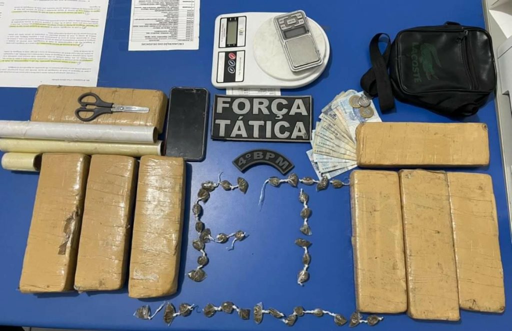 Polícia Militar  apreende adolescente suspeito de tráfico de drogas na zona Norte de Natal
