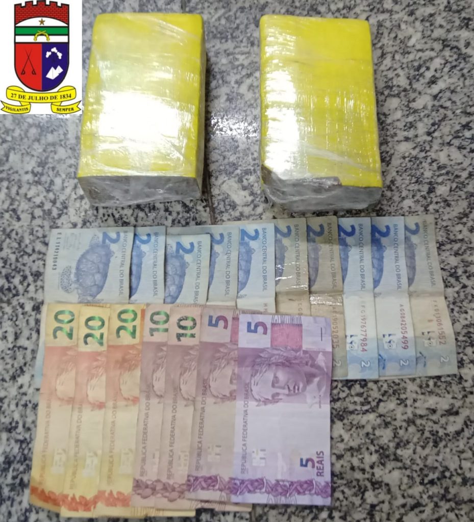 Policiais Militares apreendem drogas e dinheiro e suspeito é detido na cidade de Grossos