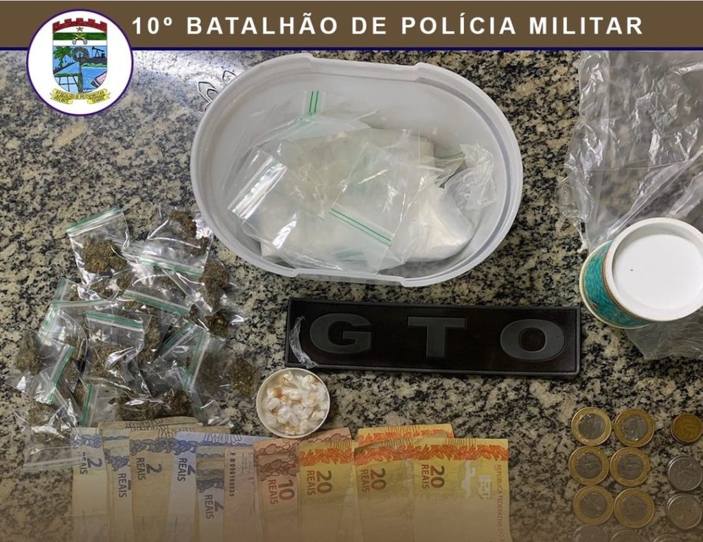 Polícia Militar prende suspeito por tráfico de drogas na cidade de Assú