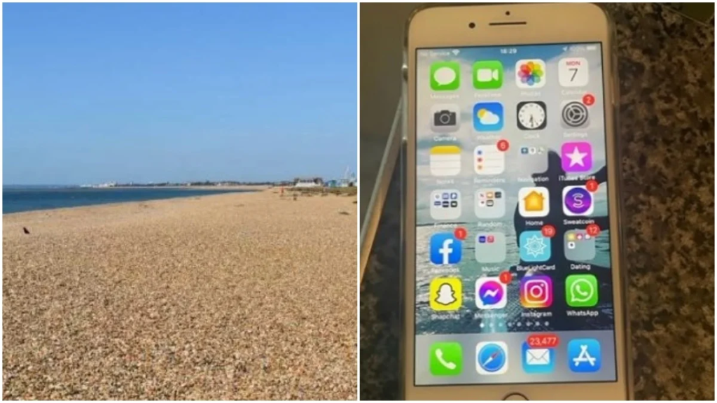 Mulher recupera iPhone funcionando 460 dias após perdê-lo no mar
