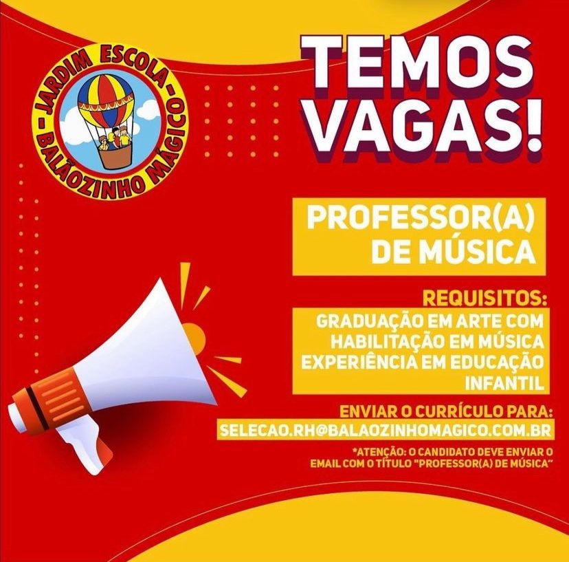 Professor(a) de Música