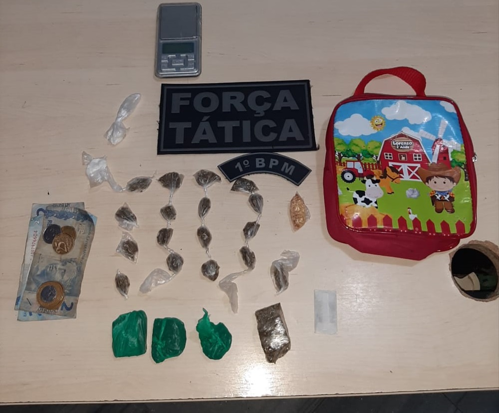 PM troca tiros com bandidos e apreende drogas na comunidade da Guarita