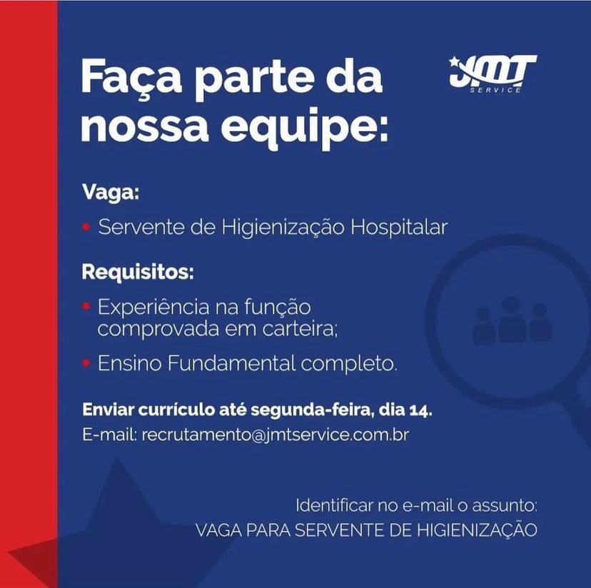 Servente de Higienização Hospitalar