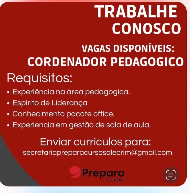 Coordenador Pedagógico