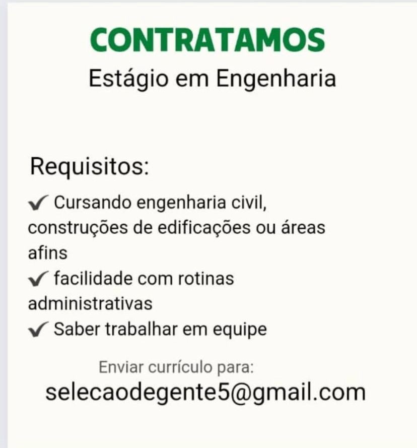 Estágio em Engenharia