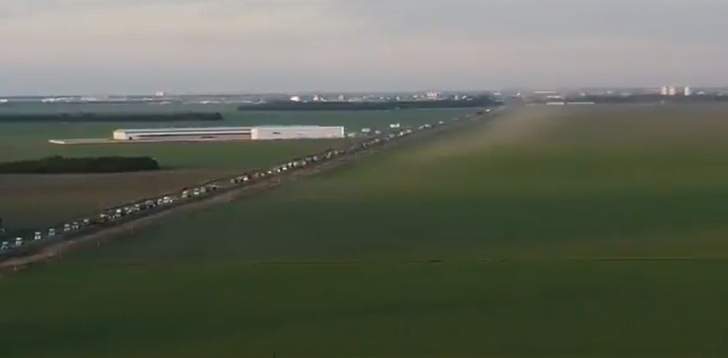 Quinhentos caminhões a caminho de Brasília/DF para manifestações no final de semana