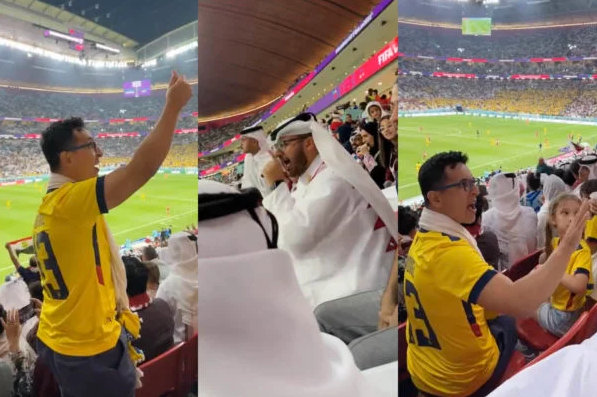 Equatoriano irrita sheik do Catar em jogo da Copa e viraliza