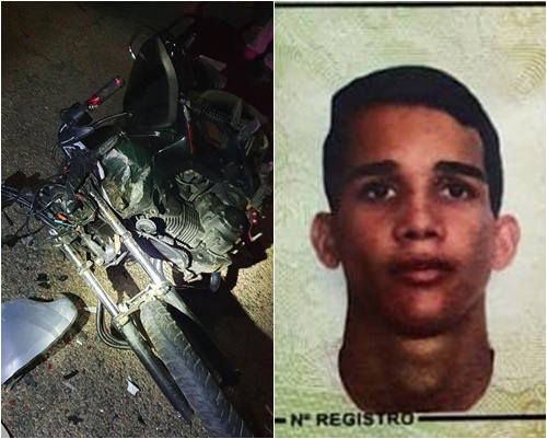 Acidente com moto mata jovem de 21 anos no Seridó