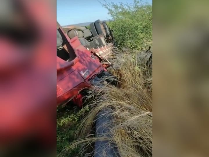 Acidente com caminhão deixa comunidades do Seridó sem água por tempo indeterminado