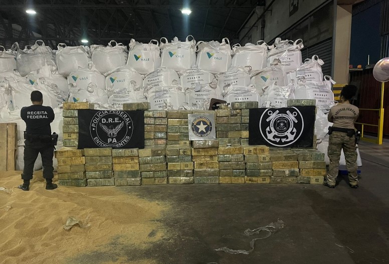PF apreende 2,7 toneladas de cocaína no PA; uma das maiores apreensões da droga em portos no Brasil