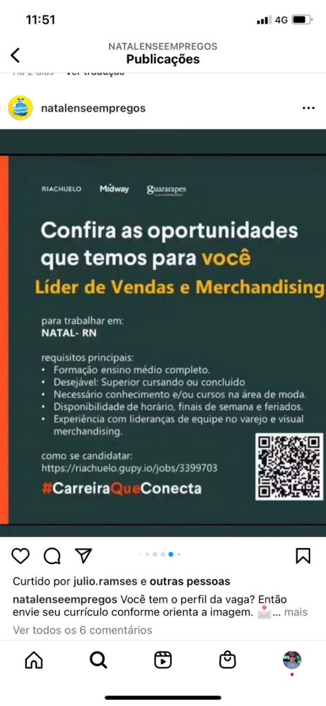 Líder de Vendas e Merchandising
