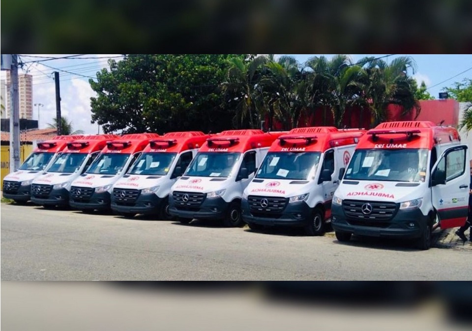 SAMU Natal recebe do Ministério da Saúde sete ambulâncias de suporte avançado