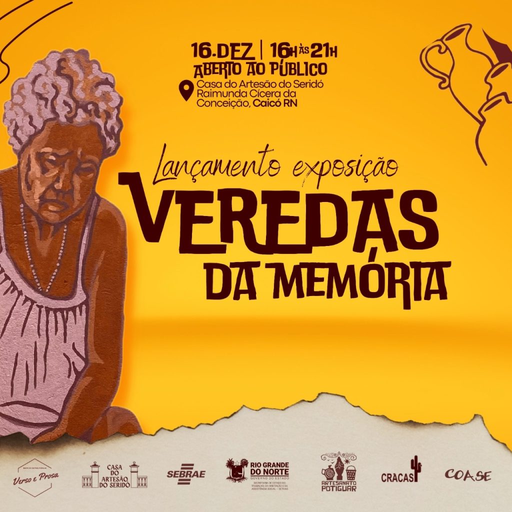 Exposição Veredas da Memória será lançada na Casa do Artesão do Seridó