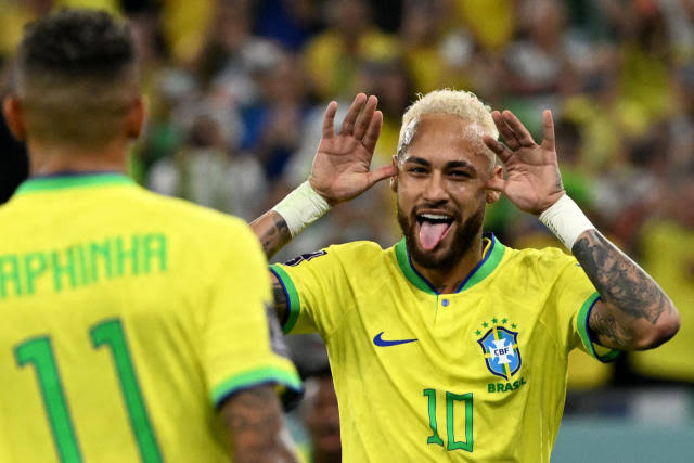 Neymar se iguala a Pelé e Ronaldo ao marcar gol em três Copas do Mundo