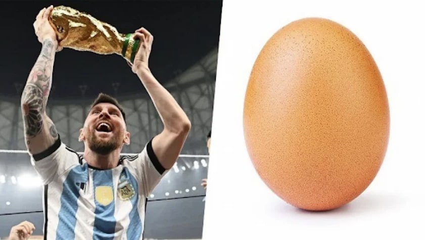 Messi passa ‘foto do ovo’ e tem publicação mais curtida do Instagram