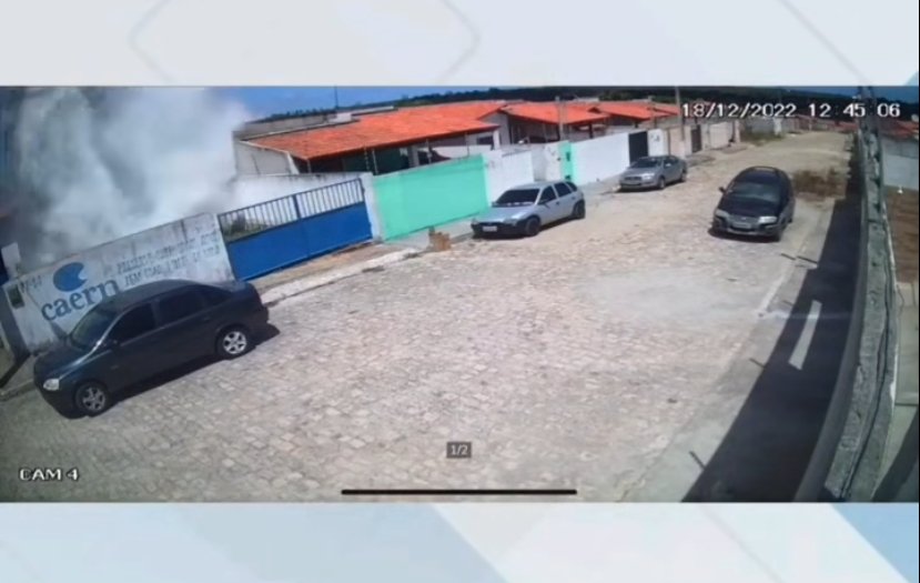 Caixa d’água estoura e atinge casa na Grande Natal