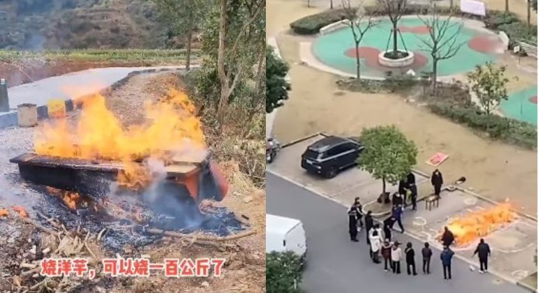 VÍDEO: Chineses queimam mortos nas ruas em meio à explosão de casos de Covid-19