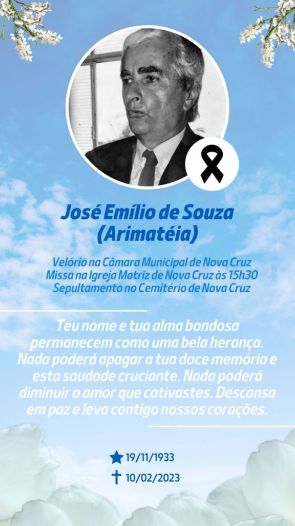 Morre ex-vice-prefeito e ex-presidente da Câmara do RN: José Arimateia