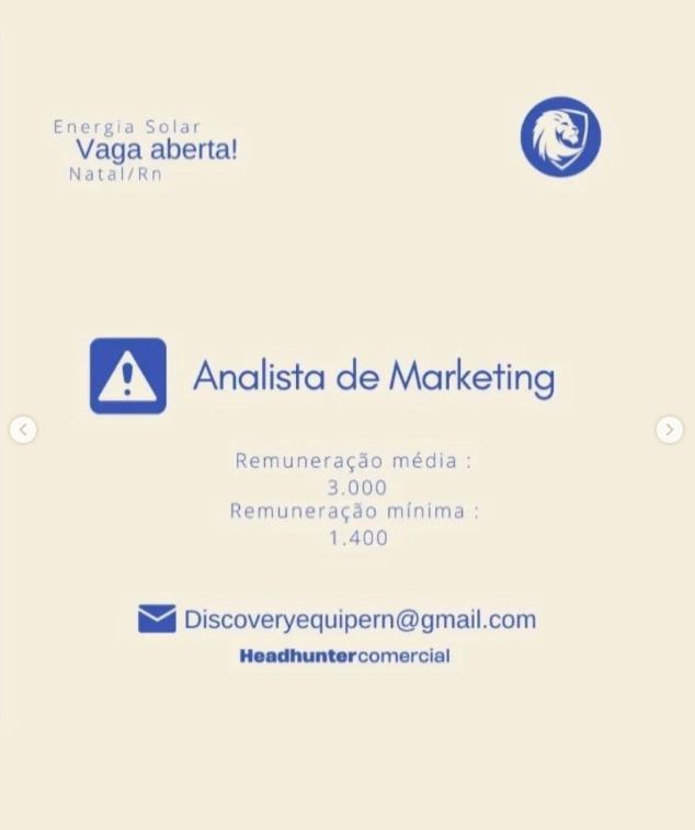 ANALISTA DE MARKETING