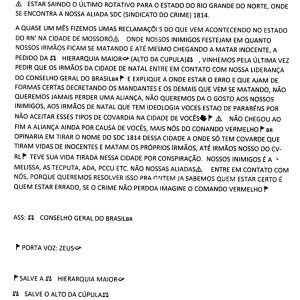 Operação Carteiras: MPRN obtém condenação de advogado que transmitia “salves” de facção criminosas