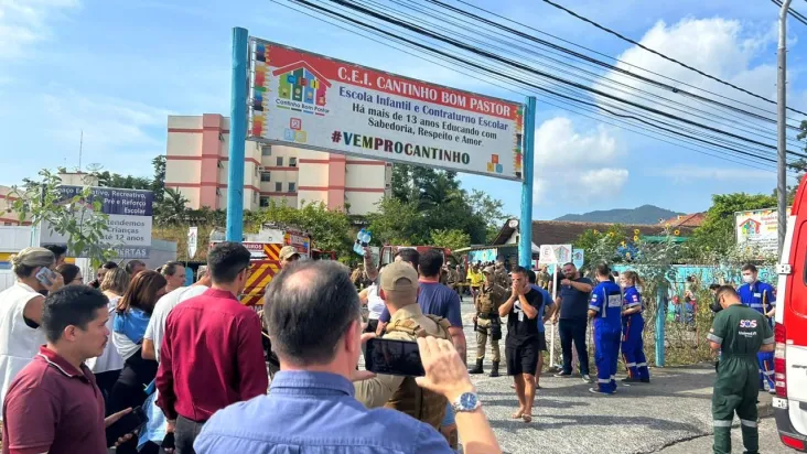 Creche em Blumenau sofre ataque; E deixa quatro crianças sem vida