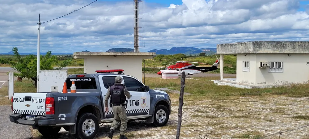 Piloto do tráfico é capturado após pouso  forçado por falta de combustível em  helicóptero no RN