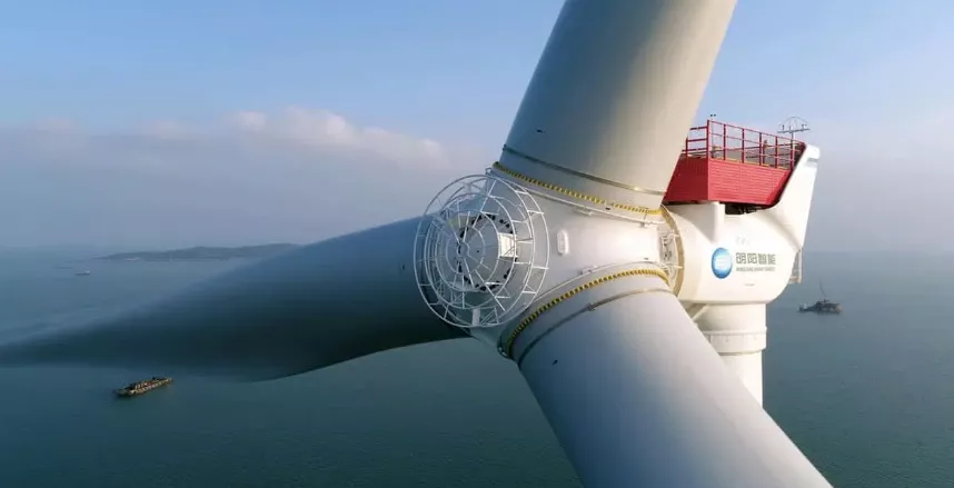 China alcança marco histórico ao ativar turbina eólica 16 megawatts de potência