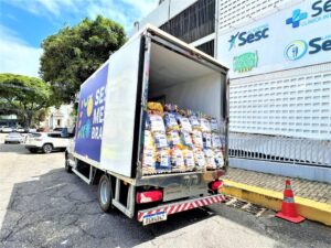 Sesc RN envia 7.000 quilos de alimentos ao Rio Grande do Sul