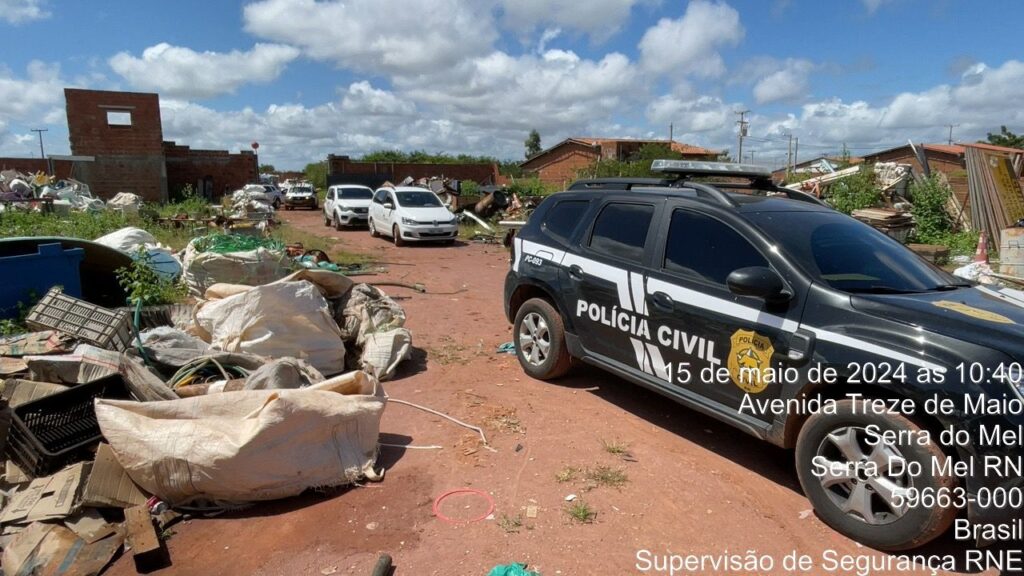 Operação Sucata: polícia recupera cabos de telecom e baterias furtadas em Mossoró