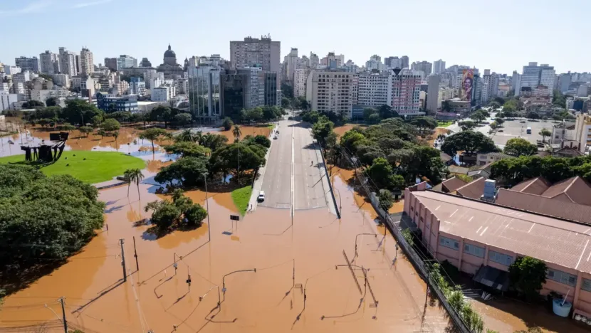 Nível do rio Guaíba, no RS, sobe 41 centímetros em apenas 24 horas