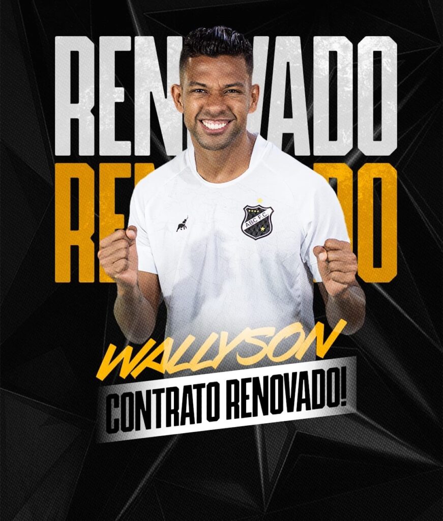Diretoria do ABC renova com Wallyson até o fim da Série C
