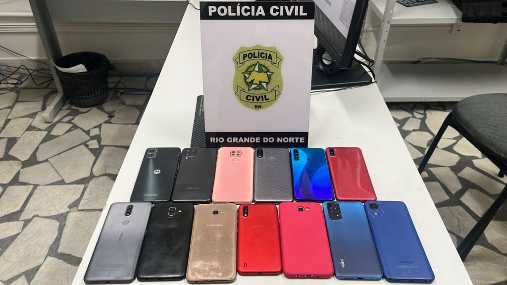 Polícia Civil apreende celulares furtados e prende suspeito por receptação em Mossoró