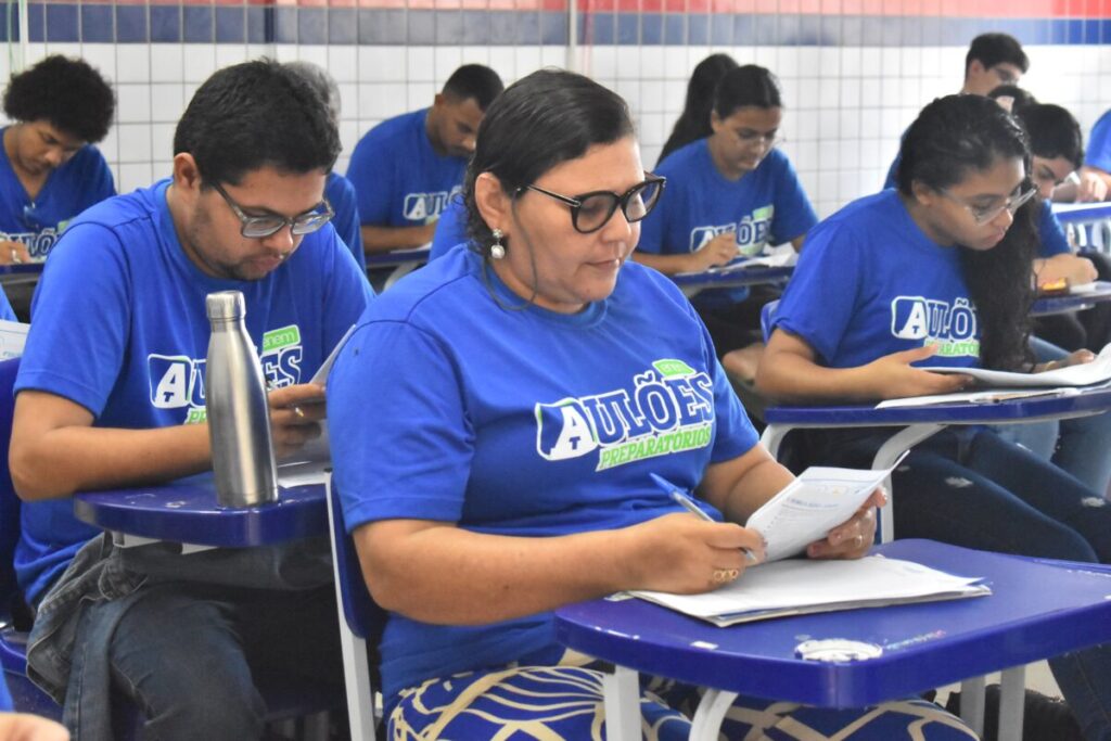 Estudantes de São Gonçalo do Amarante participam de simulado preparatório para o Enem