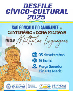São Gonçalo do Amarante celebra história e cultura no Desfile Cívico de 7 de setembro